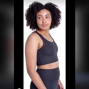 Girlfriend Collective Paloma Ribbed Racer Back Bra Top